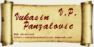 Vukašin Panzalović vizit kartica